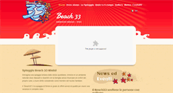 Desktop Screenshot of beach33.com